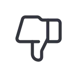 Thumb Down SVG Icon